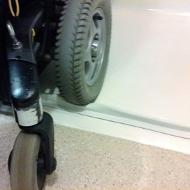 StayDry Systems Collapsible Water Dam (6) - White Rubber Shower Accessory - 72 Inch x 1.25 Inch - Textured Finish