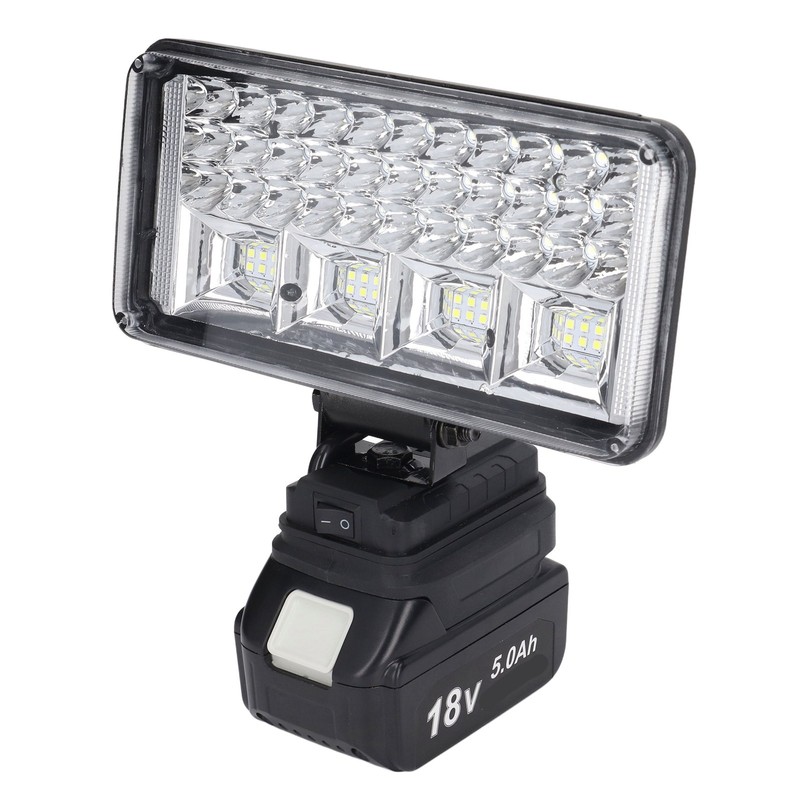 6000lm Cordless LED Work Light Waterproof Emergency 14.4V‑18V Lithium Battery