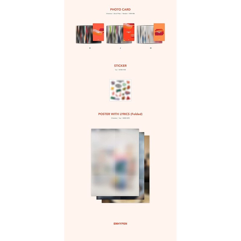 ENHYPEN - Manifesto : Day 1 ENGENE Version CD (Random