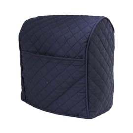Simple Home Inspirations Quilted Cover Compatible for KitchenAid Stand Mixer, Piped with 2 Pockets (Navy, Mini)