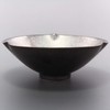 Arita Ware 467189-650 Pot, Toetsu Kiln, Flat Small Bowl, Black