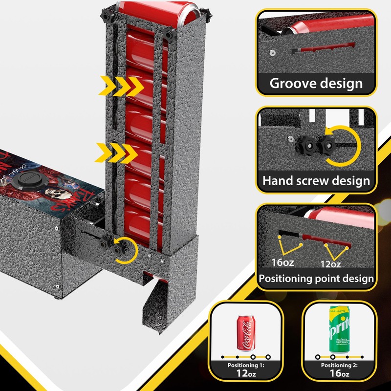 ATINY Electric Can Crusher with Hopper,Automatic Electric,Can Crushers Smashers for