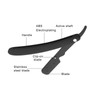 Men's Straight Edge Razor Stainless Steel Manual Razor for Barber