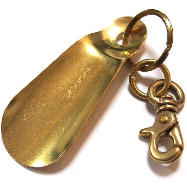 Samtias Portable Handheld Brass Shoehorn
