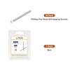 DTGN #8x3" White Screws 10Pack - 304 Stainless Steel Pan