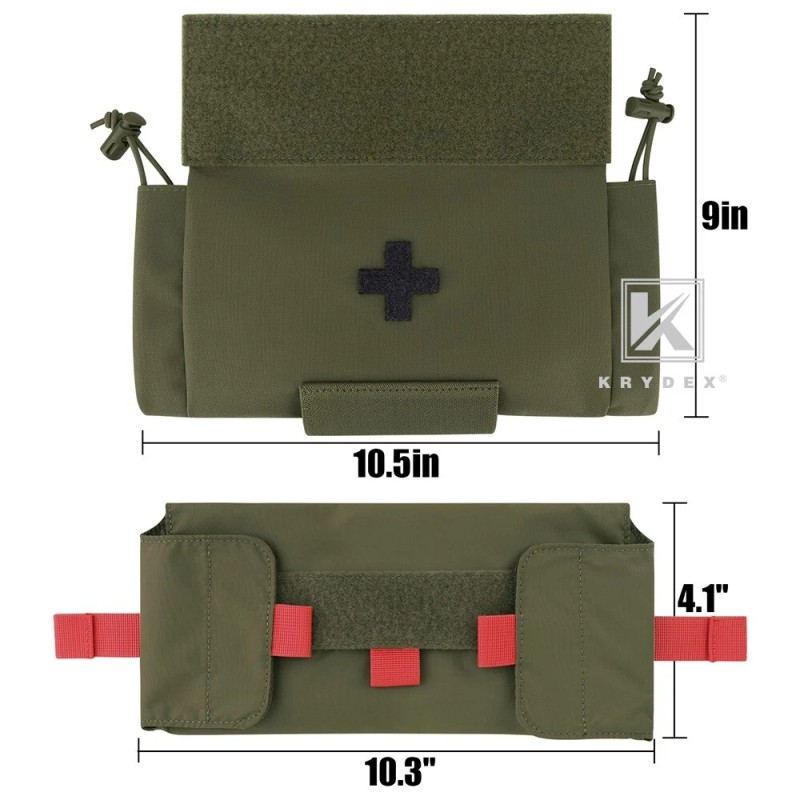 KRYDEX Tactical Roll Up IFAK Drop Pouch Medical EMT First
