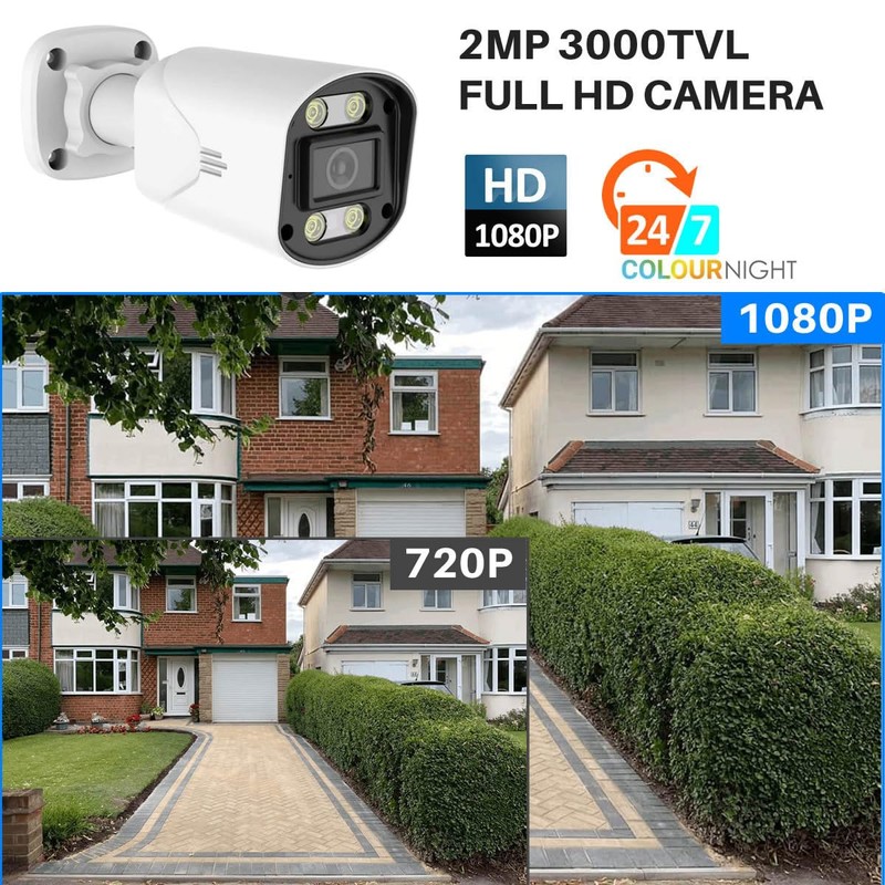 Nano Box Full Color Night Vision Bullet CCTV Camera, Switchable