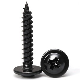 Black Wood Screws,#8×1 inch 250Pcs Black Phillips Modified Truss Head Wood Screws Quick Metal Self Tapping Zinc Oxide Used in Household Appliances,Furniture,Woodworking by B1jounie YA