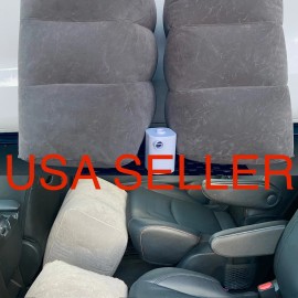 OPT7 NEW GRAY Inflatble ottoman seat footrest conversion w air pump fit Toyota Sienna