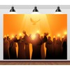 CORFOTO Pentecost Sunday Backdrop 8x6ft Holy Spirit Dove in Tongues