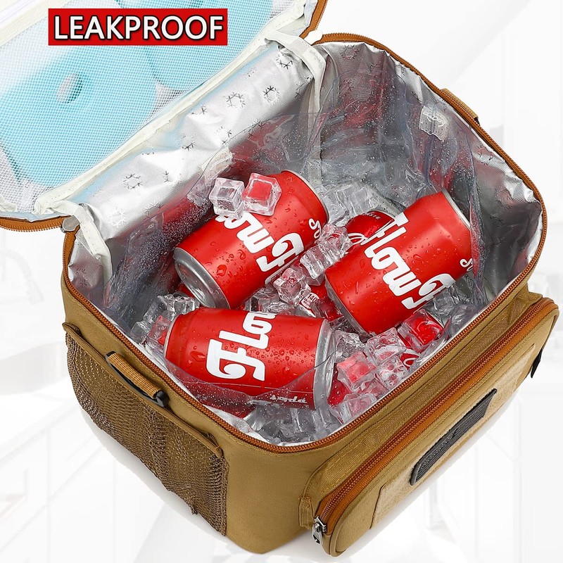 FlowFly Lunch Bag, Insulated Cooler, Thermal Lunch Box Tote with