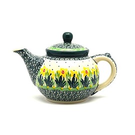Polish Pottery Teapot - 14 oz. - Daffodil