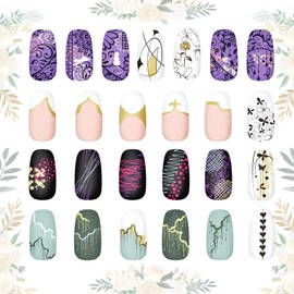 KADS 5pcs Nail Stamp Plates Set Nails Art Stamping Plates Roses Cat Leaf Flaw Nail Plate Template Image Plate