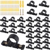 50Pack 1/2 Inch Pipe Supports Suspension Pex Pipe Clamp Tubing