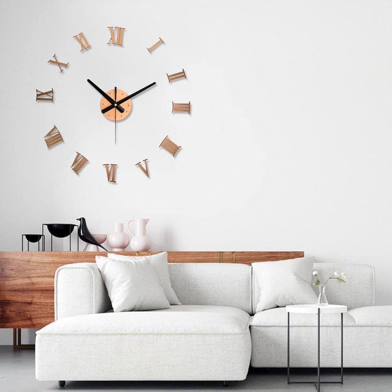 Wall Clock - Acrylic Hanging Clock Silent Wall Clock DIY