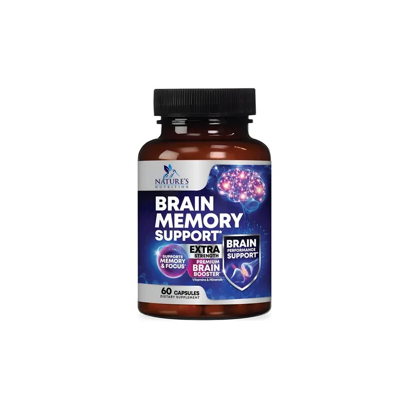 Suplemento De Memoria Cerebral, Nootrópicos De Fuerza 3x Sin Sabor