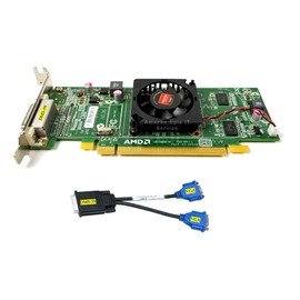 Epic IT Service - AMD Radeon HD 6350 512MB Low Profile Graphics Card (Half Size Bracket, Dual VGA), fits Slim / SFF Size Computer only
