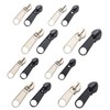 Zipper Pull Replacement ，16Pcs Zip Repair Kit,Removable Metal Zipper Pull