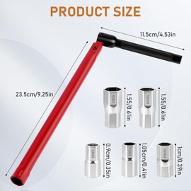 flintronic Stand Tap Wrench 8-13 mm, Tap Installation Tool, Standtap Nut Wrench, Wrench Universal Tool, for Washbasin Fittings, Sanitary Installations