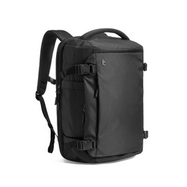 tomtoc Travel Backpack 28L, TSA Friendly Flight Approved Carry-on Luggage, Personal Item Travel Bag, Water-resistant Lightweight Business Rucksack, Durable Bag Fits 16 Inch Laptop