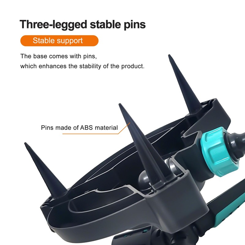 Vbvbip 2025 New Propeller Sprinkler for Lawn & Garden, 360°