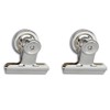 MAUL 2184096 Metal Büroklammer – Clips (Nickel, 2 Stück (S))