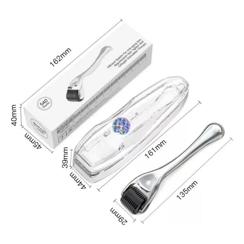 Derma Roller 0.25-0.5 Mm Facial Cabello O Rodillo Para Barba