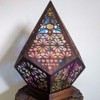 Bohemian LED Projection Light Bedside Night Lamp for Bedroom Hallway