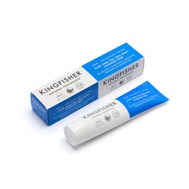 Kingfisher Natural Toothpaste Aloe Vera Tea Tree Mint Fluoride-Free | Vegetarian and Vegan | Oral Health Foundation Approved | Gluten-Free and GM-Free | Ethical Consumer Best Buy | 1 x 100ml Tube