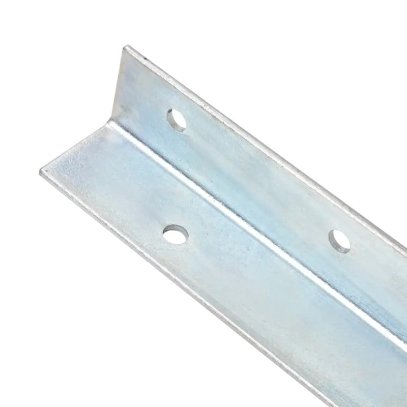 Galvanized Steel L-Shaped Ground Anchors 2x2x19.7 In For Concrete ApplicationsSKU: