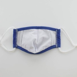 Children Small Fitted Cotton Cloth Face Mask w/Filter Pocket - Cute Reusable Fabric Comfortable Face Mask - 3 Layer - Washable w/Adjustable Ear Loops and Nose Bridge -Red