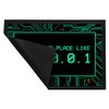 trendaffe Localhost Doormat with IP Address 127.0.0.1 in Turquoise -