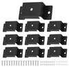 YVHFWOY 10Pcs Trailer Stake Pocket Bracket for 2'' x 4''