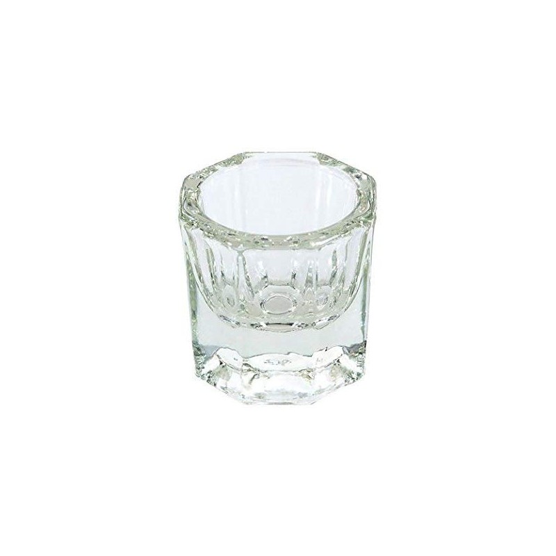 DORUS 10 Nail Art Acrylic Liquid Powder Dappen Dish Glass