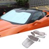 carpart2021 7PCS Window Sunshade Visor Full Set UV Block Cover