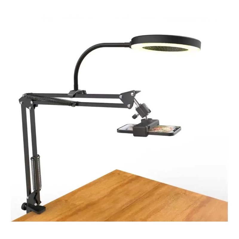 Soporte Superior Teléfono Con Luz Flexible Trípode De Vídeo