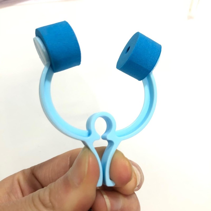 2 pcs Nose Stop Clips Nasal Nose Stopper Clips Plastic