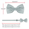 Allegra K One-Touch Bowtie, Polka Dot Pattern, Adult, Formal Bowtie,