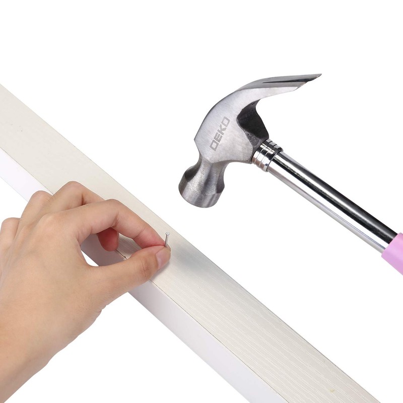 DEKOPRO Pink 98 Piece Tool Set,General Household Hand Tool Kit