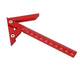 Centre Finder, 105 mm 45° 90° Centre Lines Scriber Centring Angle Carpenter's Square Aluminium Alloy Angle Scribing Gauge Measuring and Scribing Tool