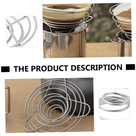 Gadpiparty 1set Coffee Dripper Filter Stand Coffee Funnel Unique Design for Outdoor Camping for Enthusiasts 2pcs