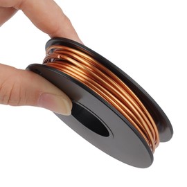 KWOKWEI Copper Wire, 0.8 mm x 50 m Enamelled Copper Wire, 99.9% Pure Copper Wire Spool, T2 Magnetic Wire for Electrical Engineering, Crafts, Welding and DIY