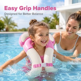 Inflatable Swim Trainer for Kids – Arm Sleeve Pool Float with Adjustable Buckle and Support Handles
