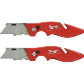 Milwaukee 48-22-1901F Fastback Utility Knife with Wire Stripping Compartment, and Gut Hook (2 Pack of 48-22-1901)