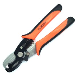 GOBEST GB-0037, Cable Stripper 180 mm, Cable Cutter Up to 10mm, AWG 16-8, 1.6-3.2 mm