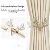 Winlauyet Pack of 4 Curtain Tiebacks Elk Design Tiebacks Curtain