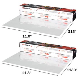 WRAPOK 2 x Tin Kitchen Foil Roll Heavy Duty Aluminum Baking Foil Combination Suit for BBQ Roasting, Roll 30 cm x 30 m and 30 cm x 8 m