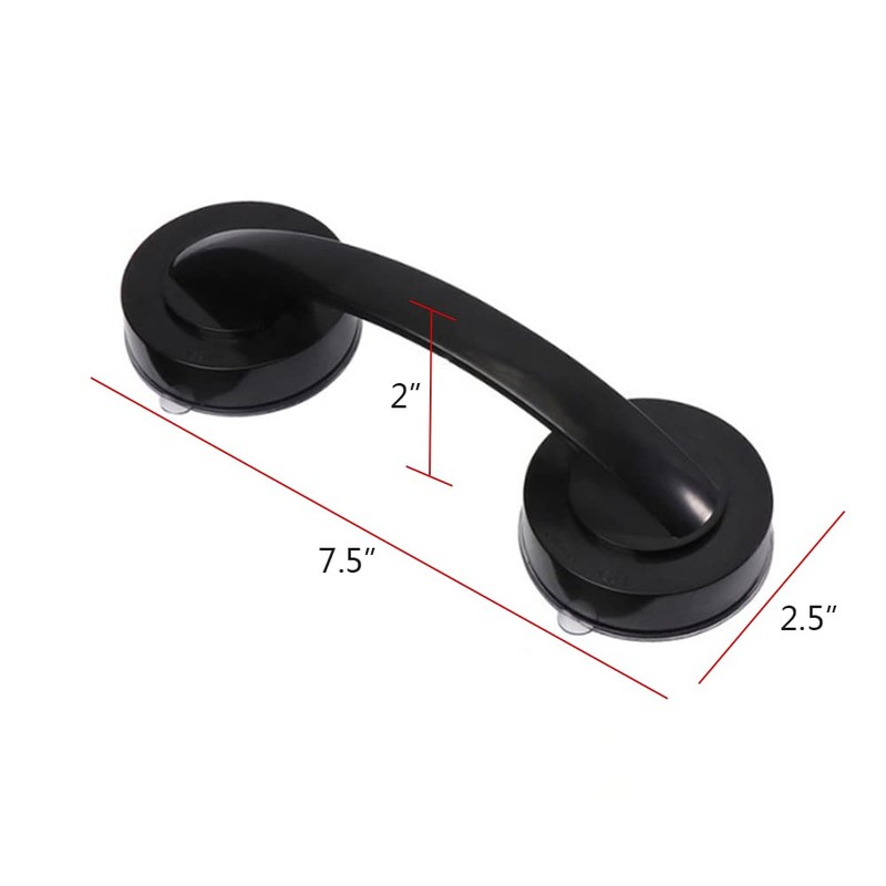 WANLIAN Powerful Suction Cup Glass Mirror Door Handle, Refrigerator Drawer