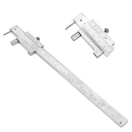 0-200mm Vernier Caliper Portable Stainless Steel Vernier Caliper with Scriber for Outdoor Use