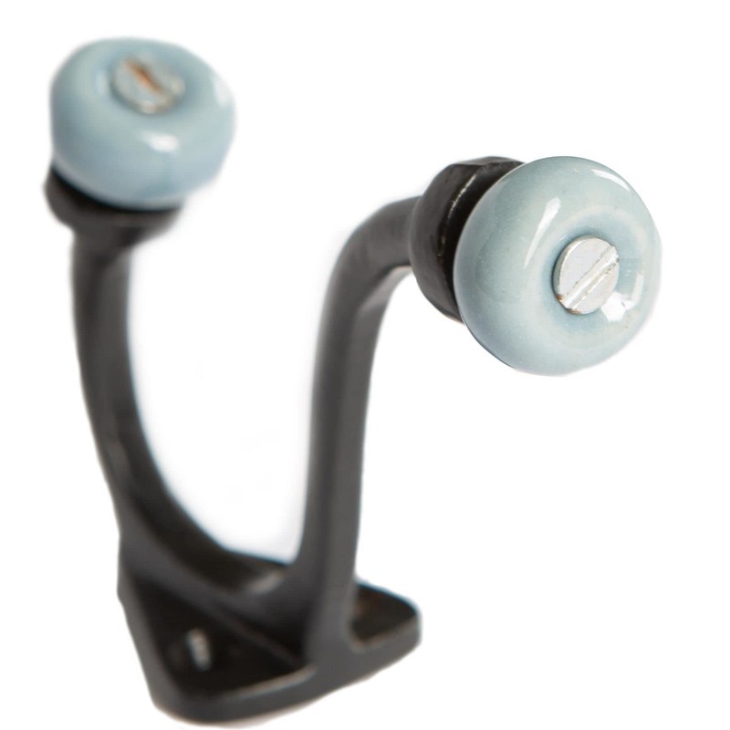 Hammer and Tongs Grey Ceramic Ball Hat & Coat Hooks